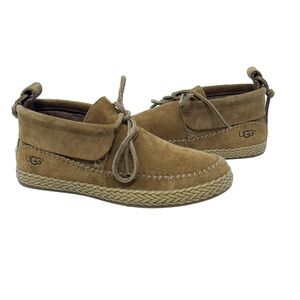 UGG Women's Woodlyn Moc Chestnut Brown Suede Slip On Moccasin 1094814 Size 6